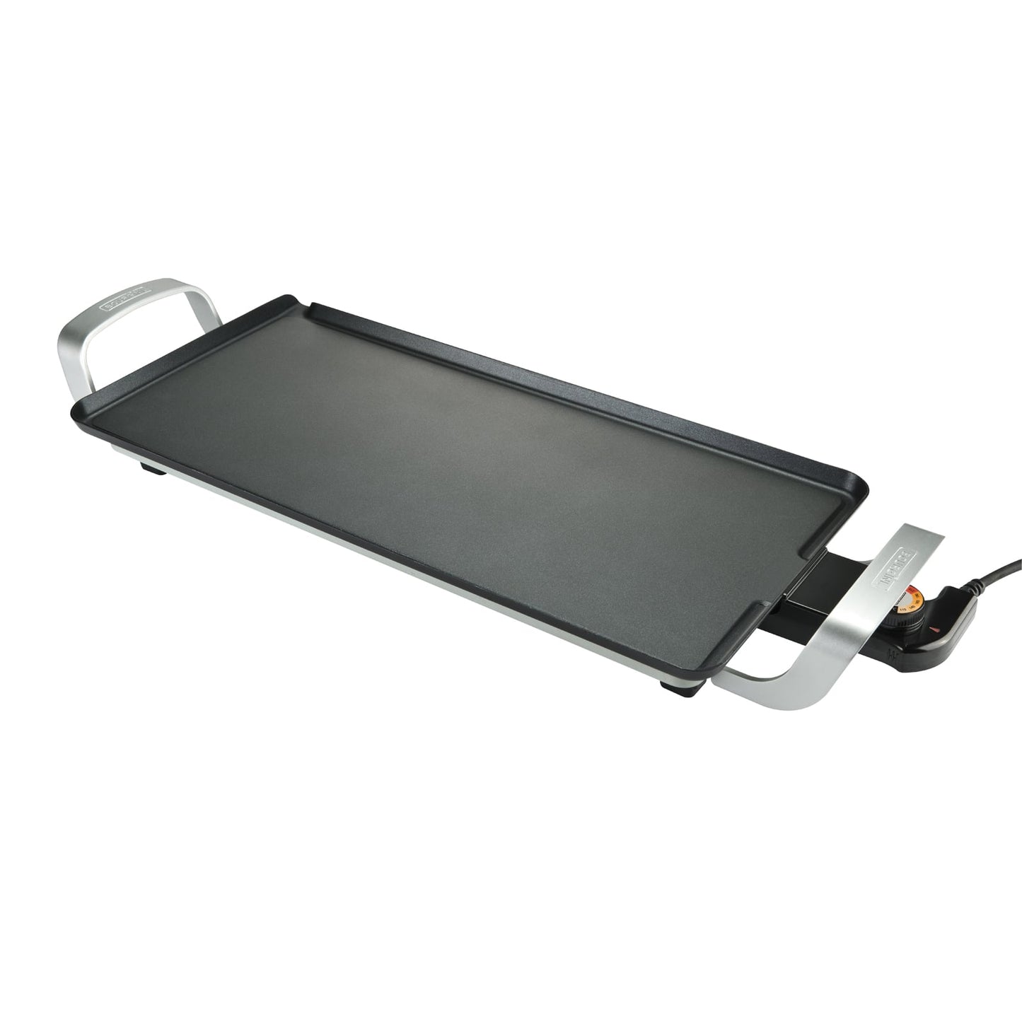 Plancha de Asar, Grill Eléctrico. 2000 W, Revestimiento Antiadherente, para Carnes, Verduras y Pescados, 56x26 cm, Apta para Lavavajillas