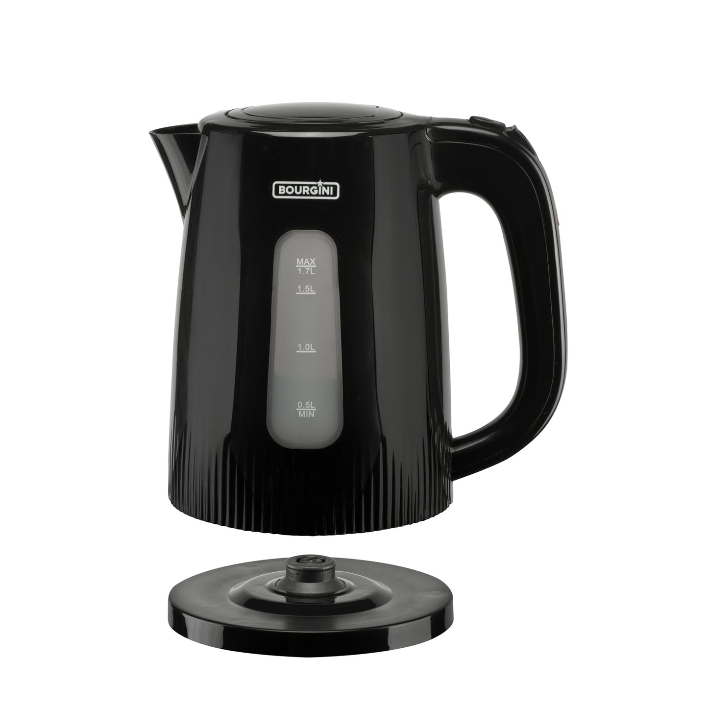 Hervidor de Agua Eléctrico. 1,7 L, 2200 W de Potencia, Base 360º, Filtro antical Desmontable, Protección contra Sobrecalentamiento