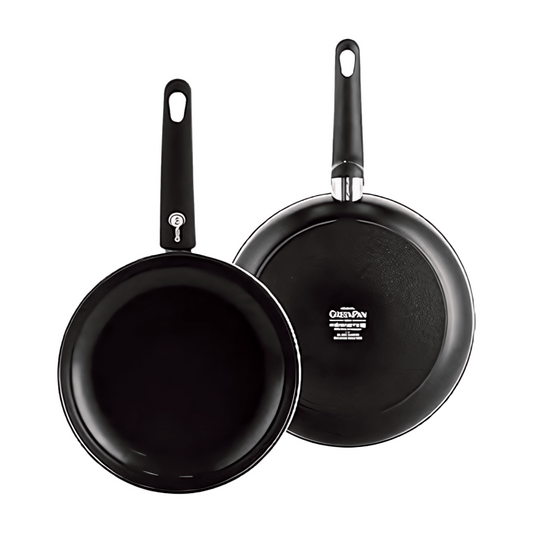 GreenPan Cambridge Pack de 2x Sartenes de Cerámica saludable antiadherentes de 24 cm y 28 cm, sin PFAS, negra