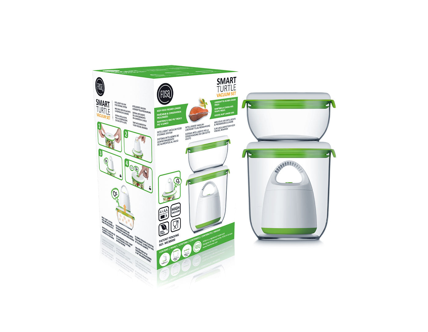 Pack 2 Recipientes + Envasadora