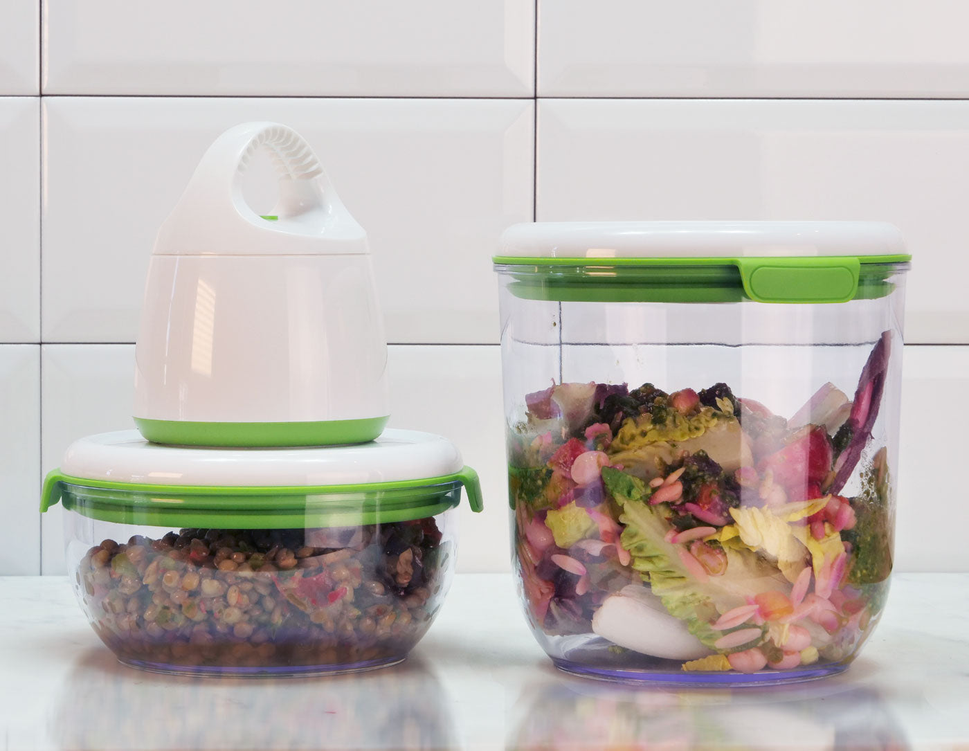 Pack 2 Recipientes + Envasadora