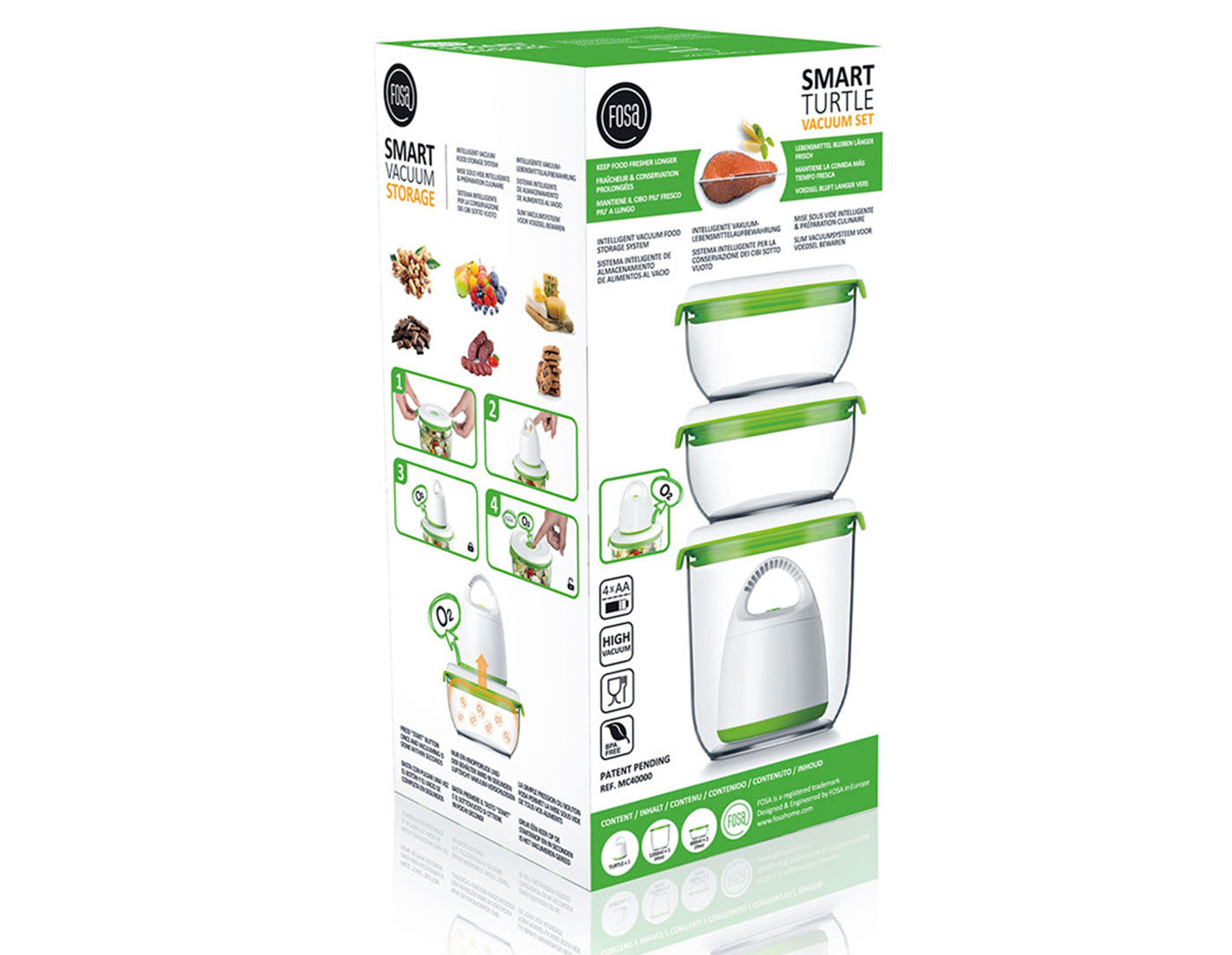 Pack 3 Recipientes + Envasadora