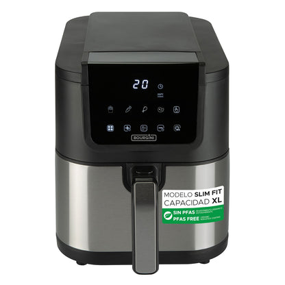 Air Fryer 5.0L con Revestimiento Antiadherente de Cerámica Saludable, libre de tóxicos (PFAS, PBA, Teflón, metales pesados)